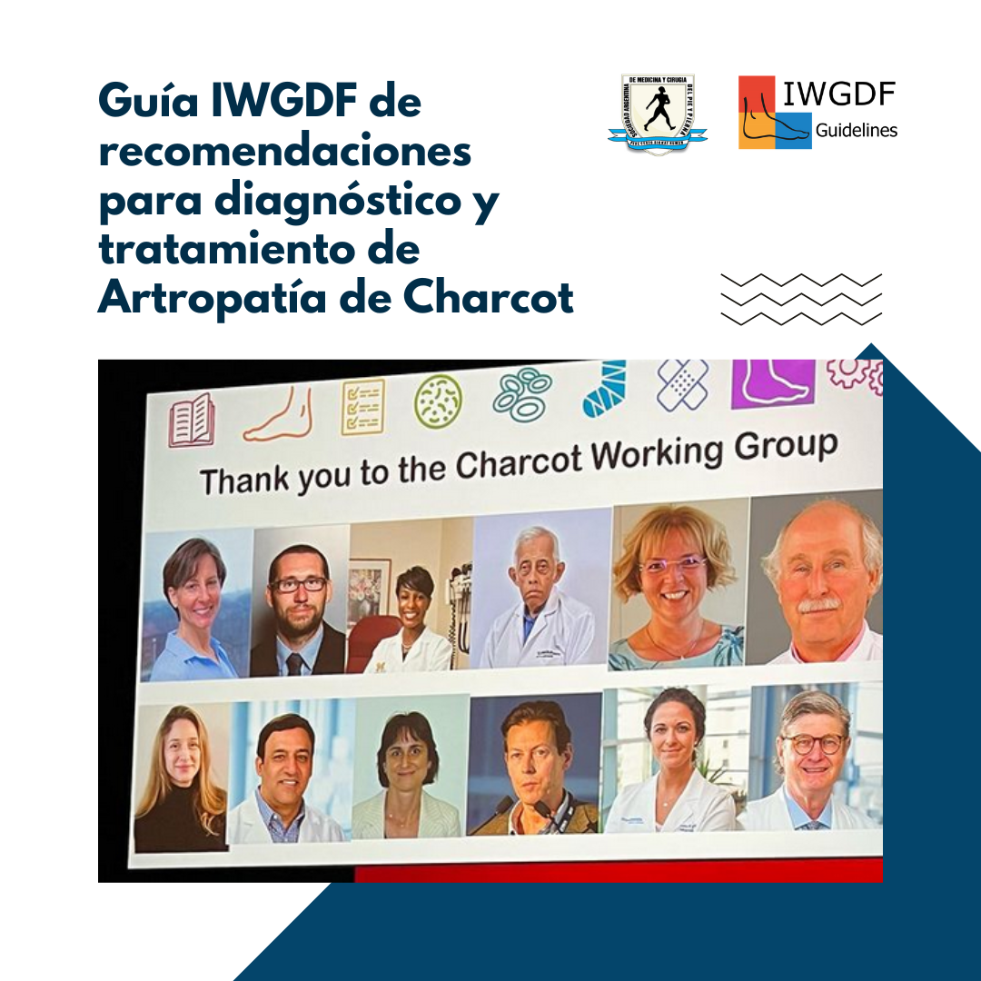 Guia IWGDF de recomendaciones para diagnostico y tratamiento de Artropatia de Charcot